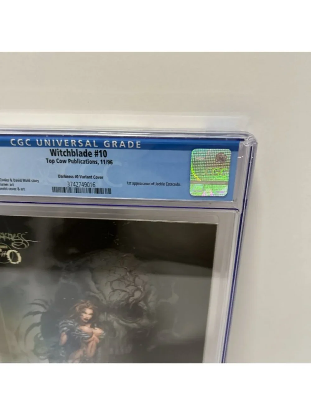 Witchblade #10 CGC 9.8 Darkness #0 Variant White Key 1st app Jackie Estacado